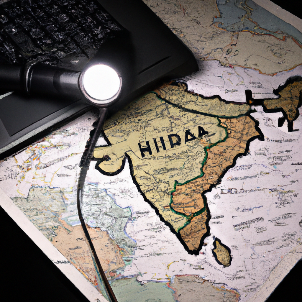 Map of India with hotspot markers showing sourcing regions for milk, wheat, and chillies